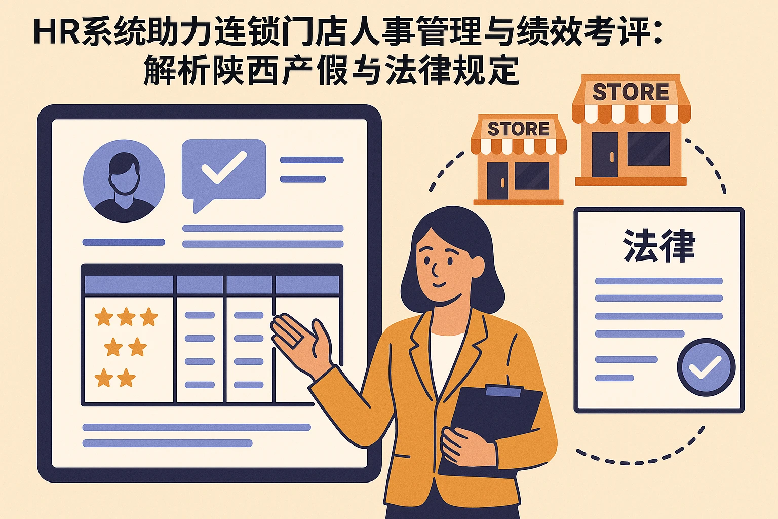 HR系统助力连锁门店人事管理与绩效考评：解析陕西产假与法律规定