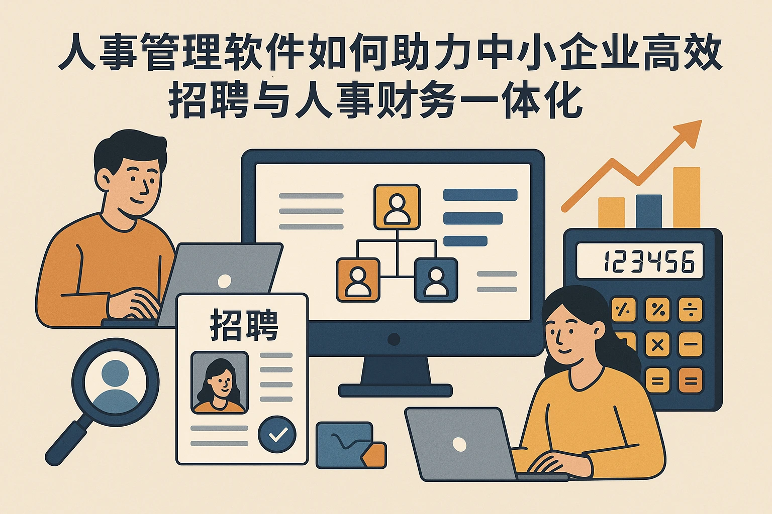 人事管理软件如何助力中小企业高效招聘与人事财务一体化