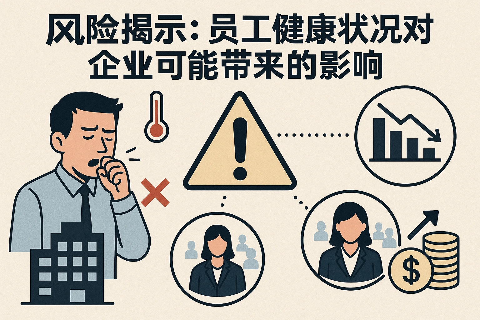风险点揭示:员工健康状况对企业可能带来的影响