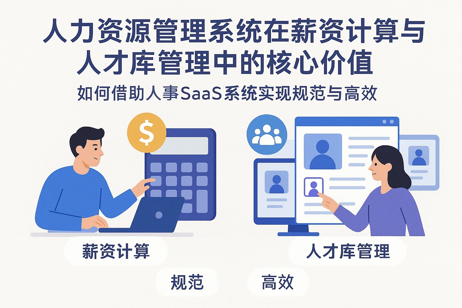人力资源管理系统在薪资计算与人才库管理中的核心价值 —— 如何借助人事SaaS系统实现规范与高效