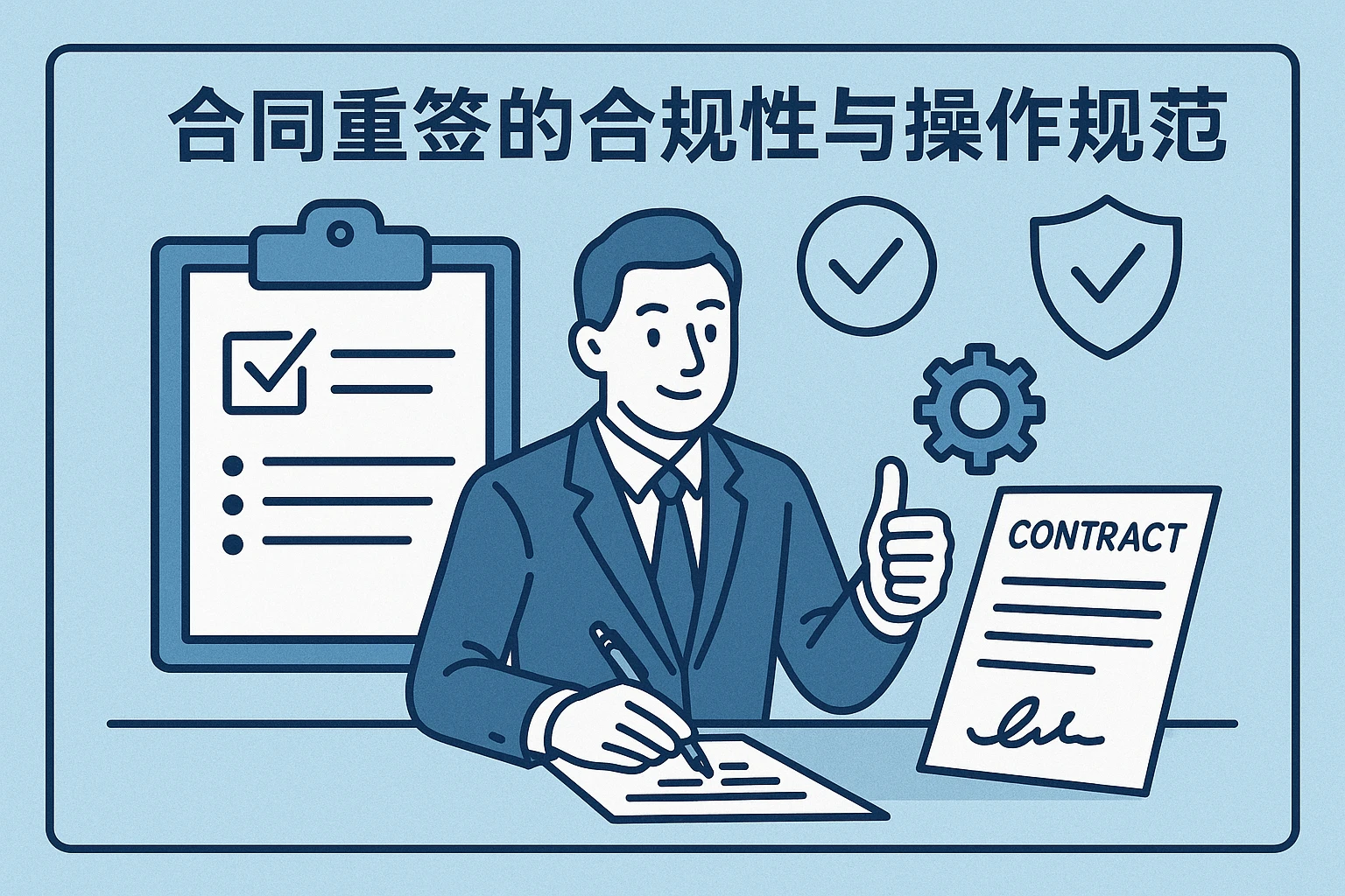 合同重签的合规性与操作规范