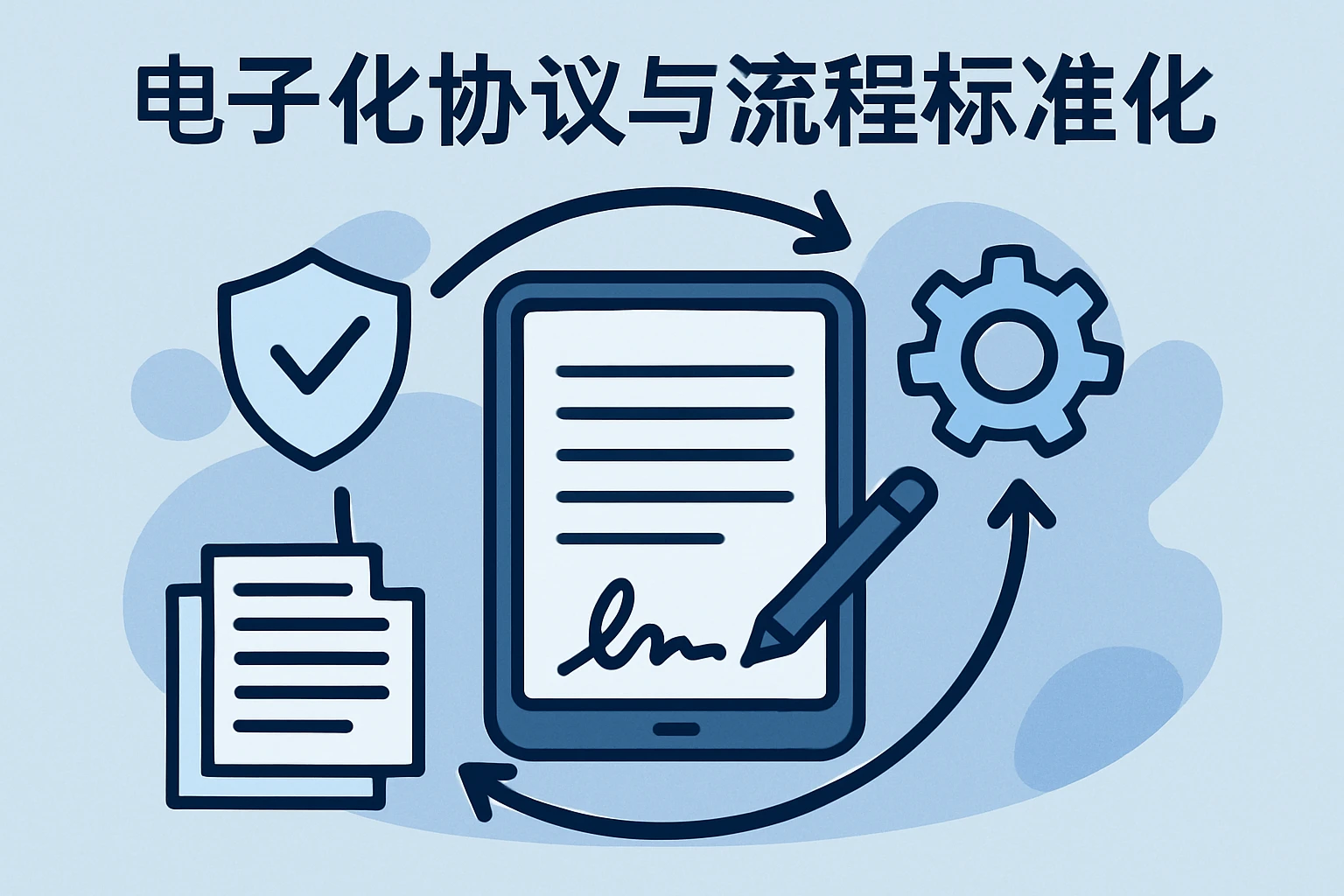电子化协议与流程标准化