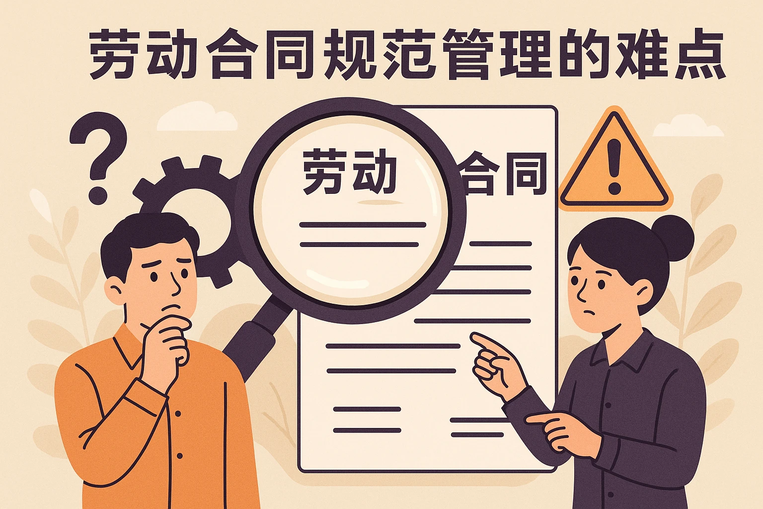 劳动合同规范管理的难点