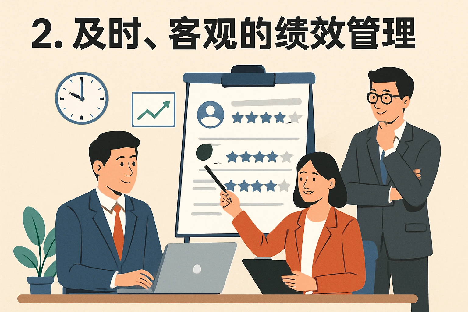 2. 及时、客观的绩效管理