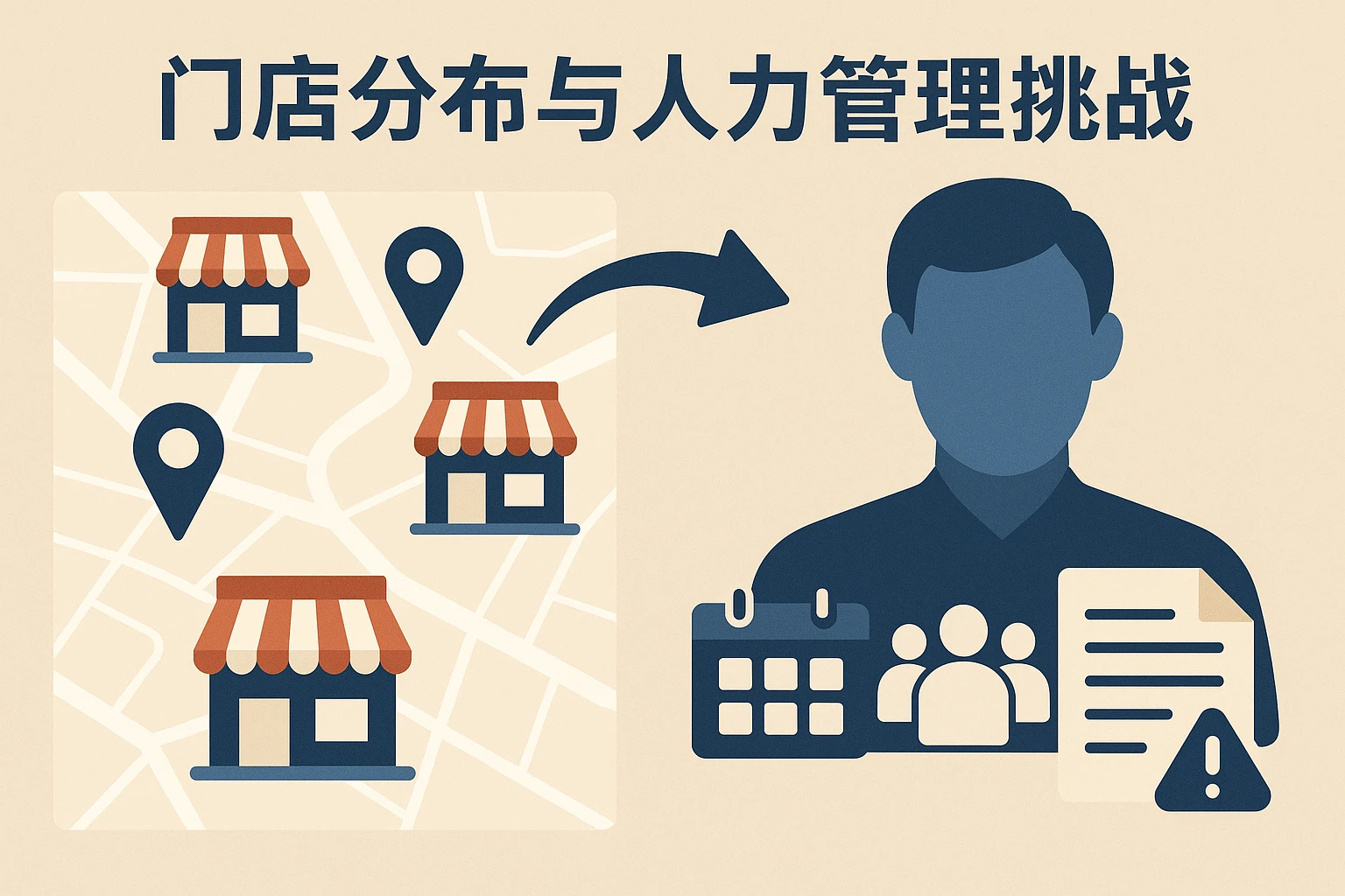 门店分布与人力管理挑战
