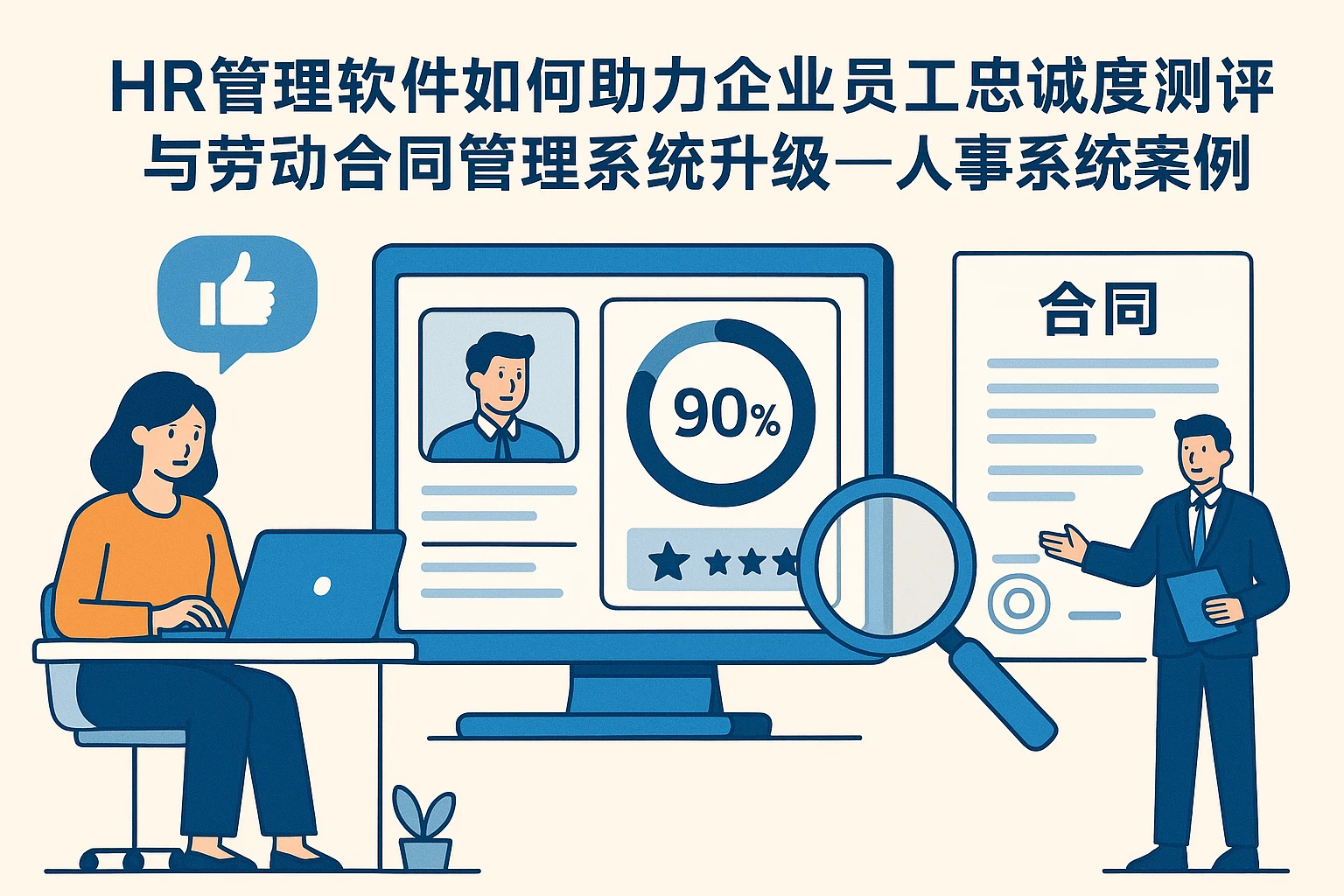 HR管理软件如何助力企业员工忠诚度测评与劳动合同管理系统升级——人事系统案例详解