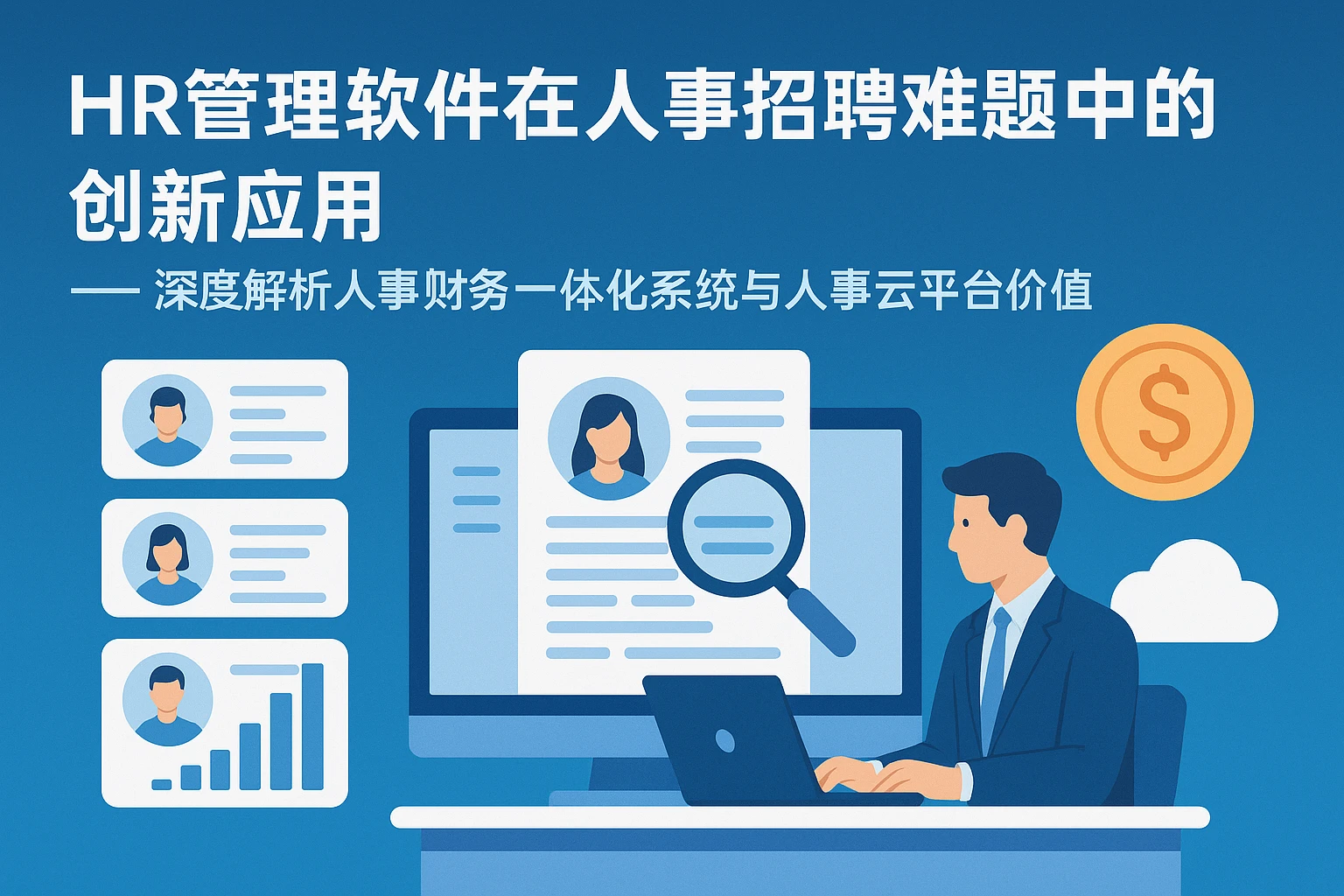 HR管理软件在人事招聘难题中的创新应用——深度解析人事财务一体化系统与人事云平台价值