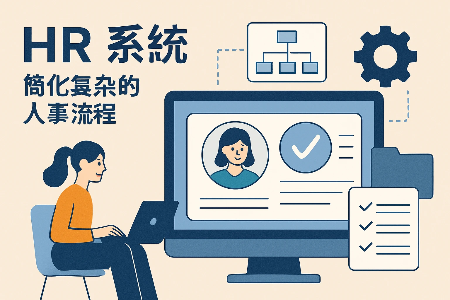1. HR系统简化复杂的人事流程