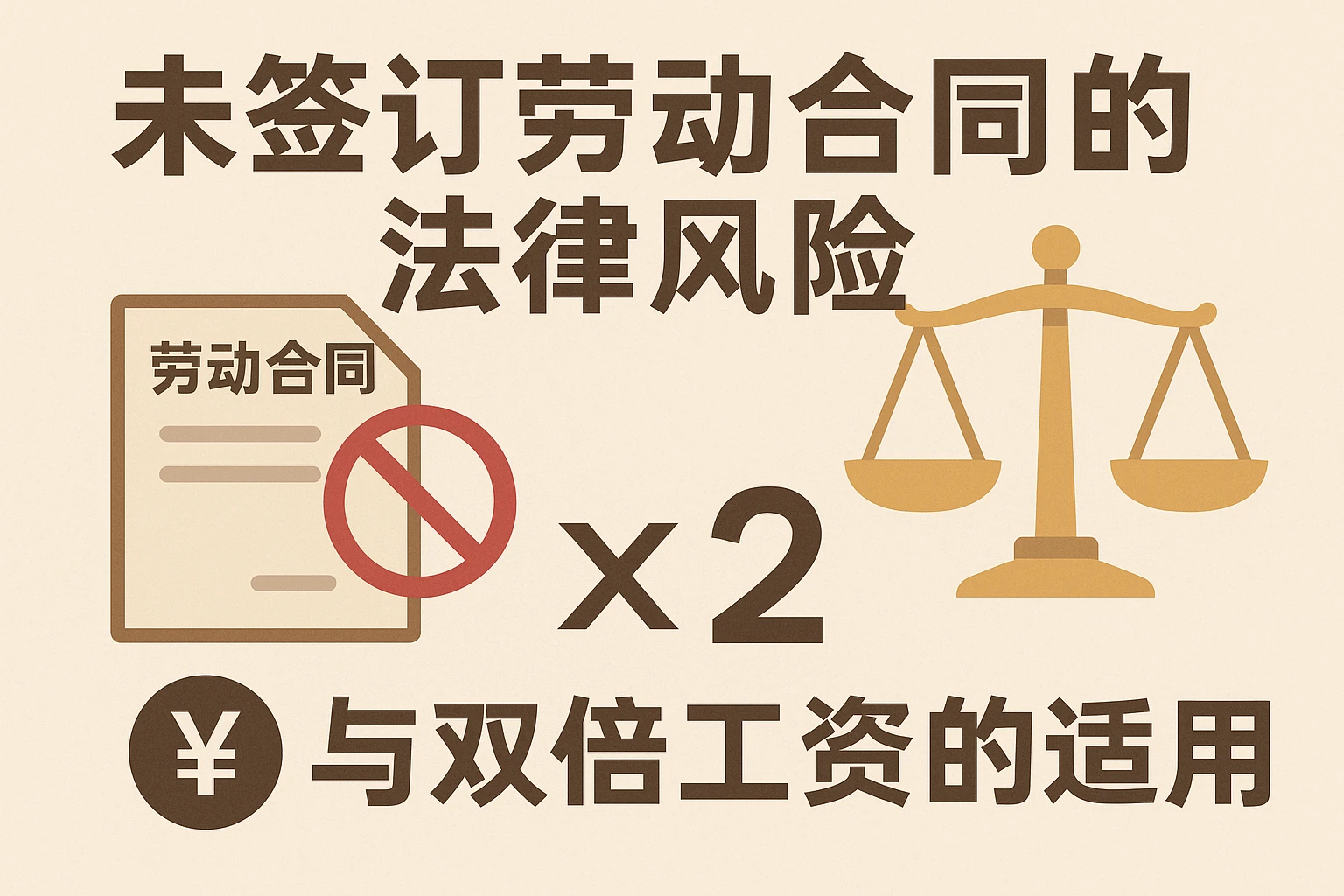 未签订劳动合同的法律风险与双倍工资的适用