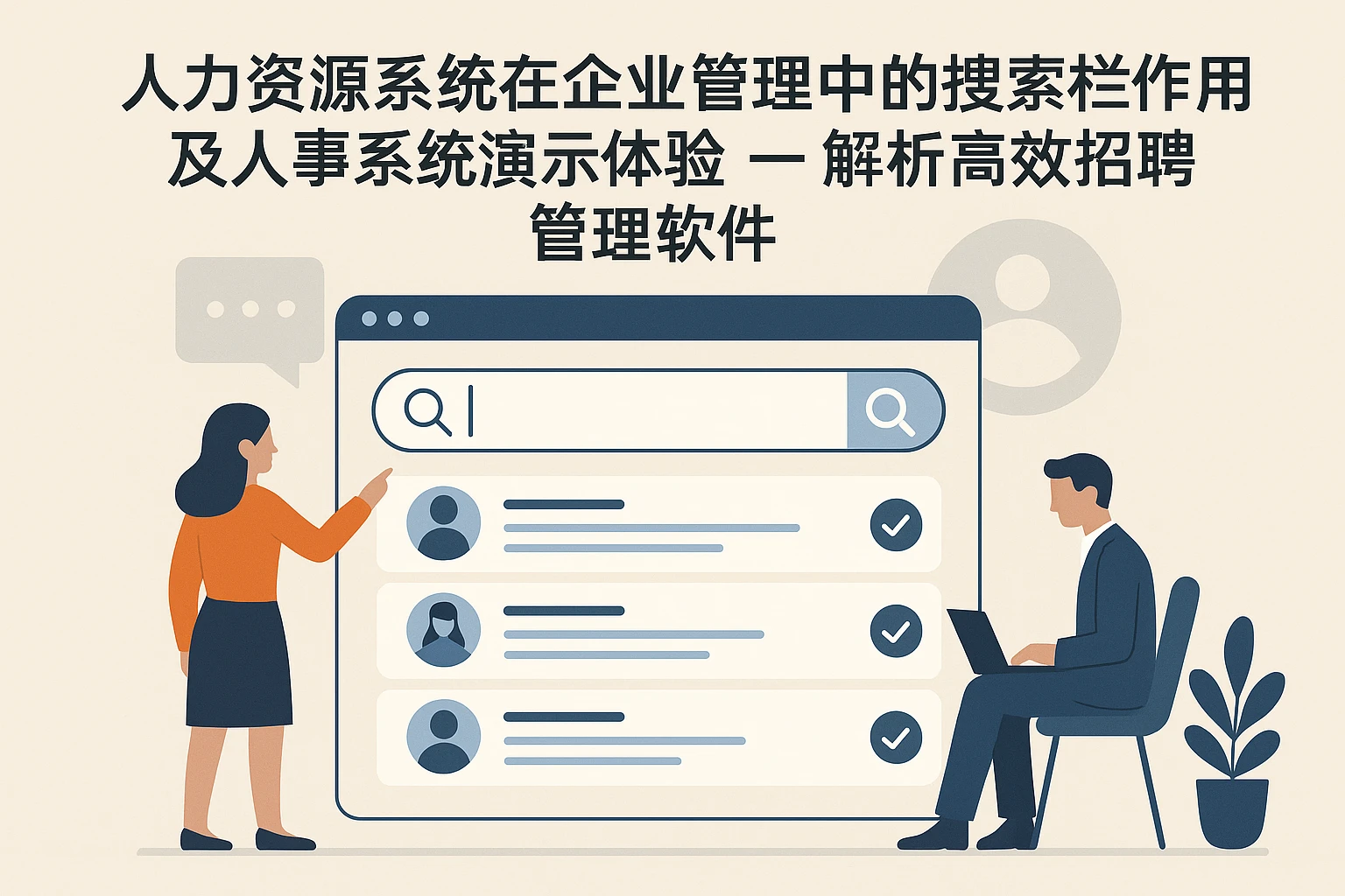 人力资源系统在企业管理中的搜索栏作用及人事系统演示体验 —— 解析高效招聘管理软件