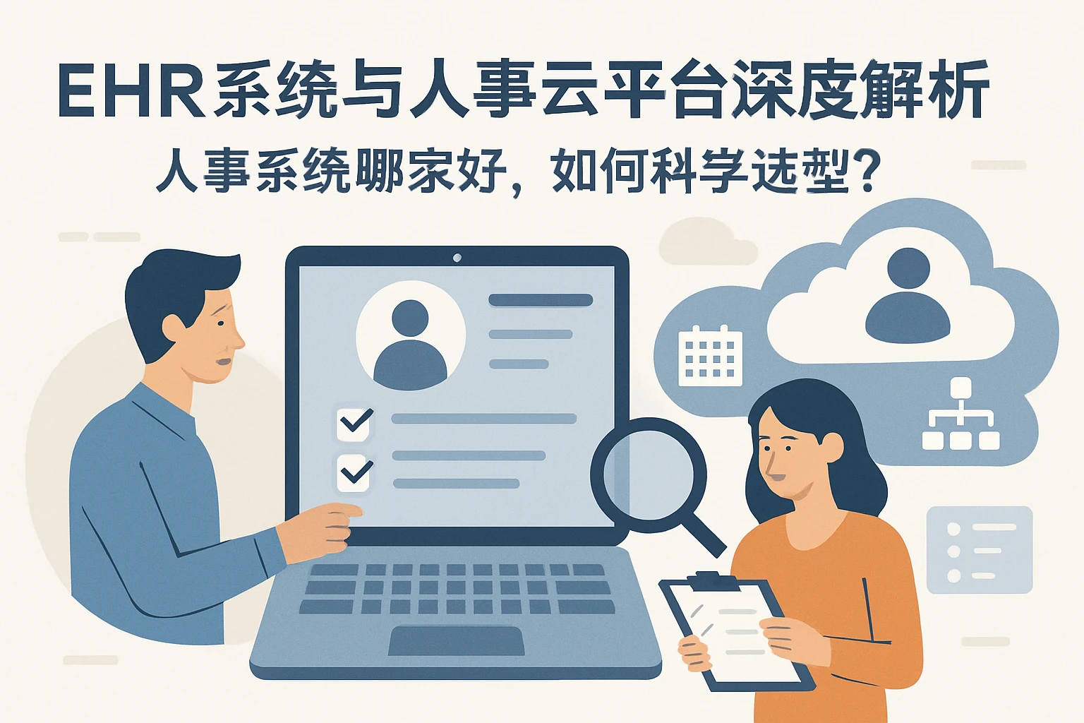 EHR系统与人事云平台深度解析：人事系统哪家好，如何科学选型？
