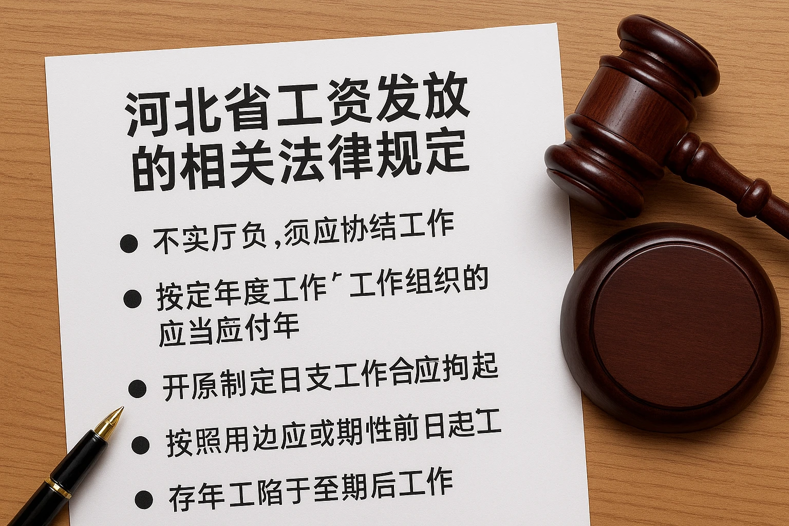 河北省工资发放的相关法律规定