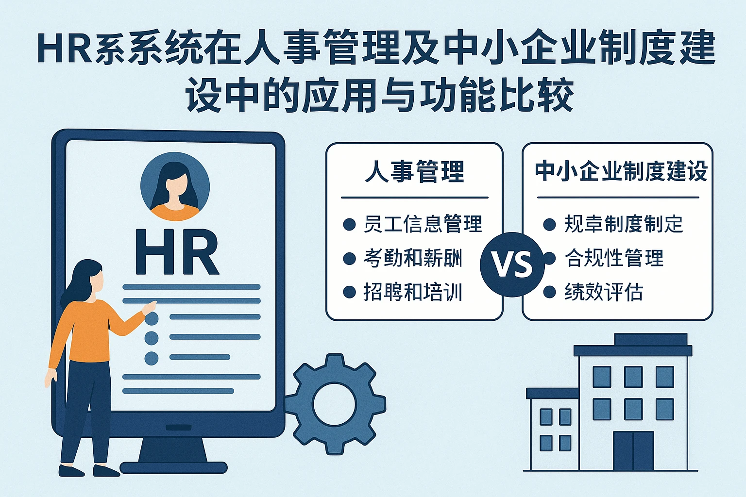 HR系统在人事管理及中小企业制度建设中的应用与功能比较