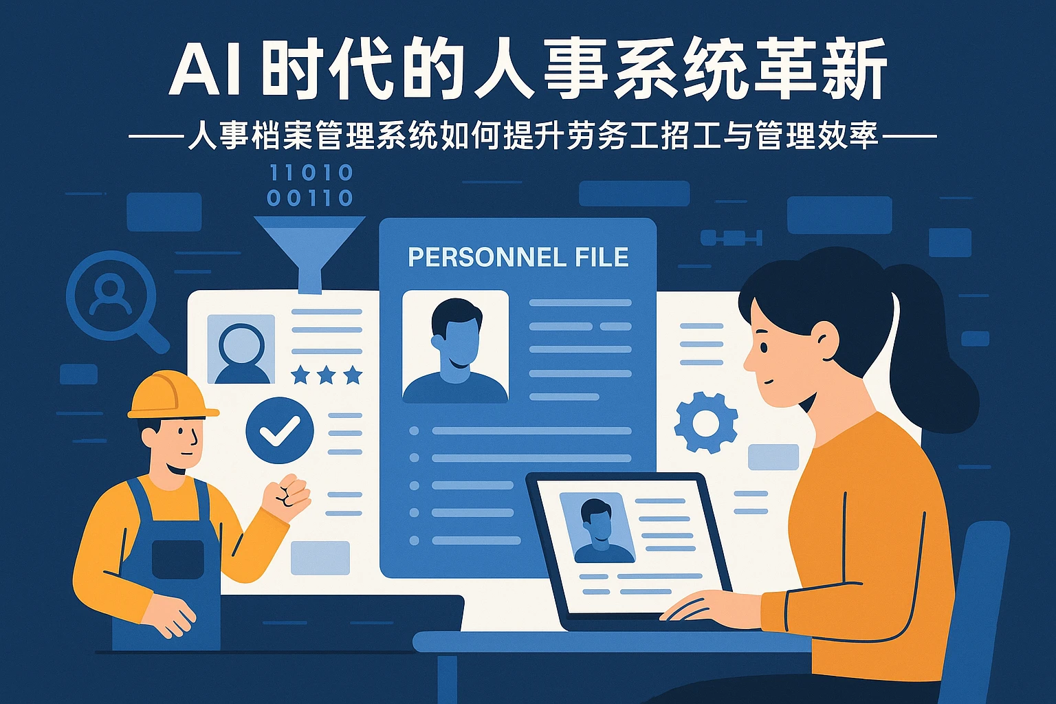 AI时代的人事系统革新——人事档案管理系统如何提升劳务工招工与管理效率