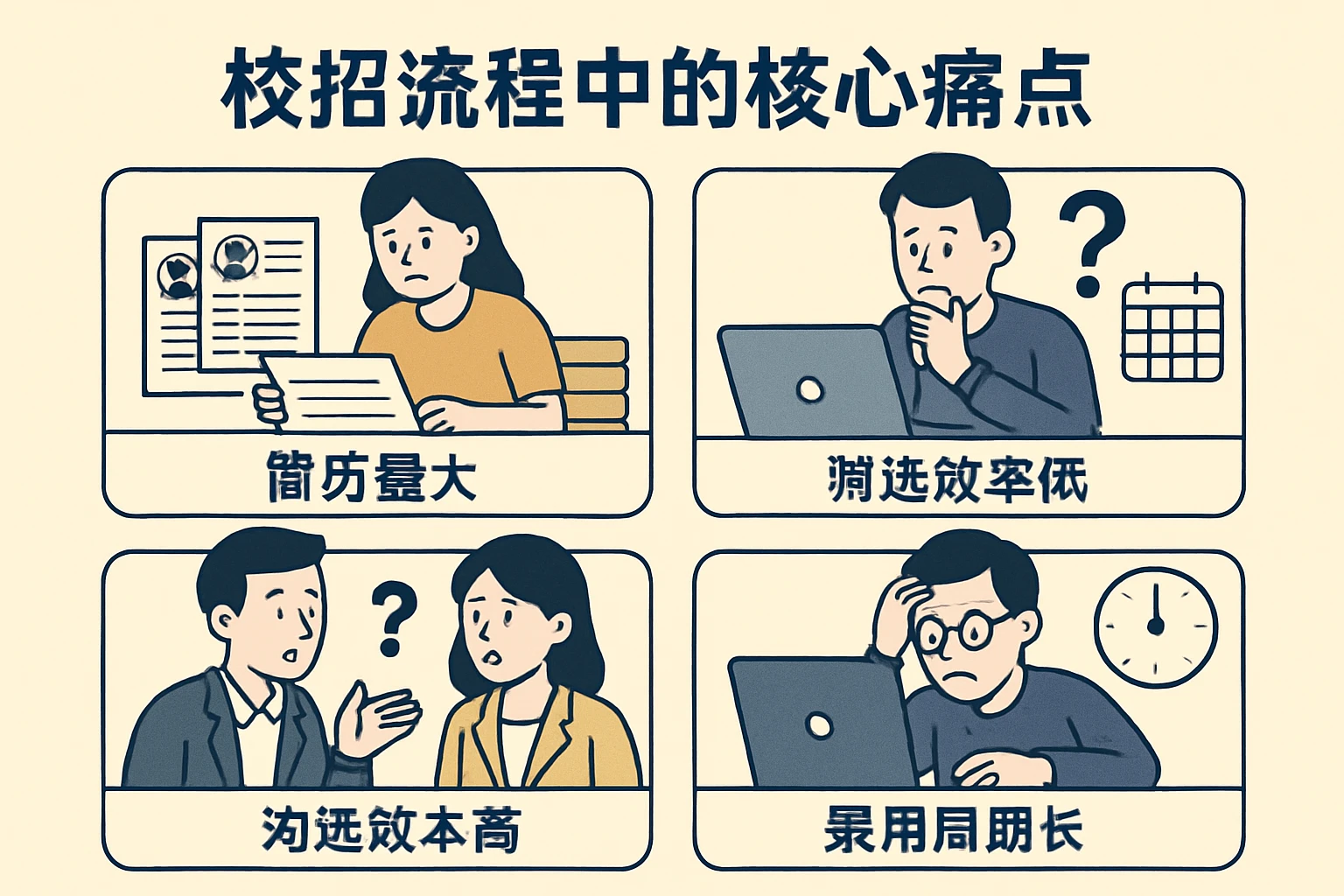 校招流程中的核心痛点