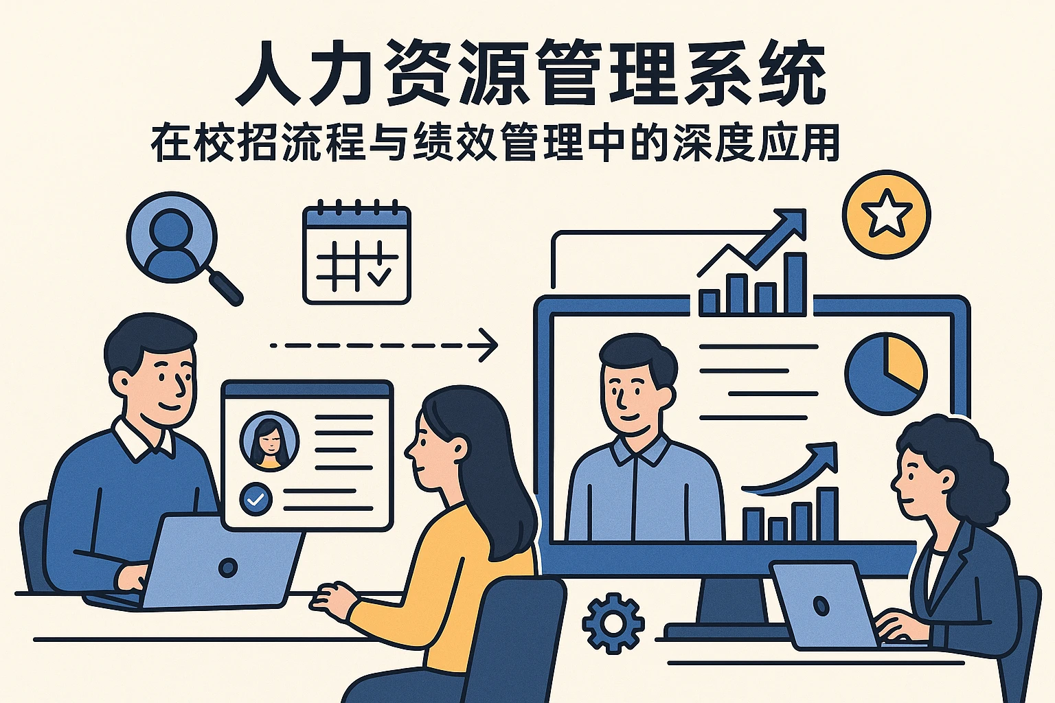 人力资源管理系统在校招流程与绩效管理中的深度应用