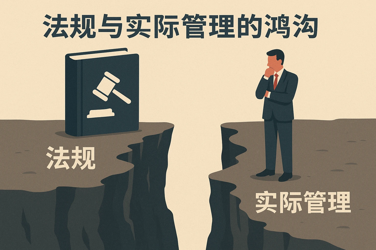 法规与实际管理的鸿沟