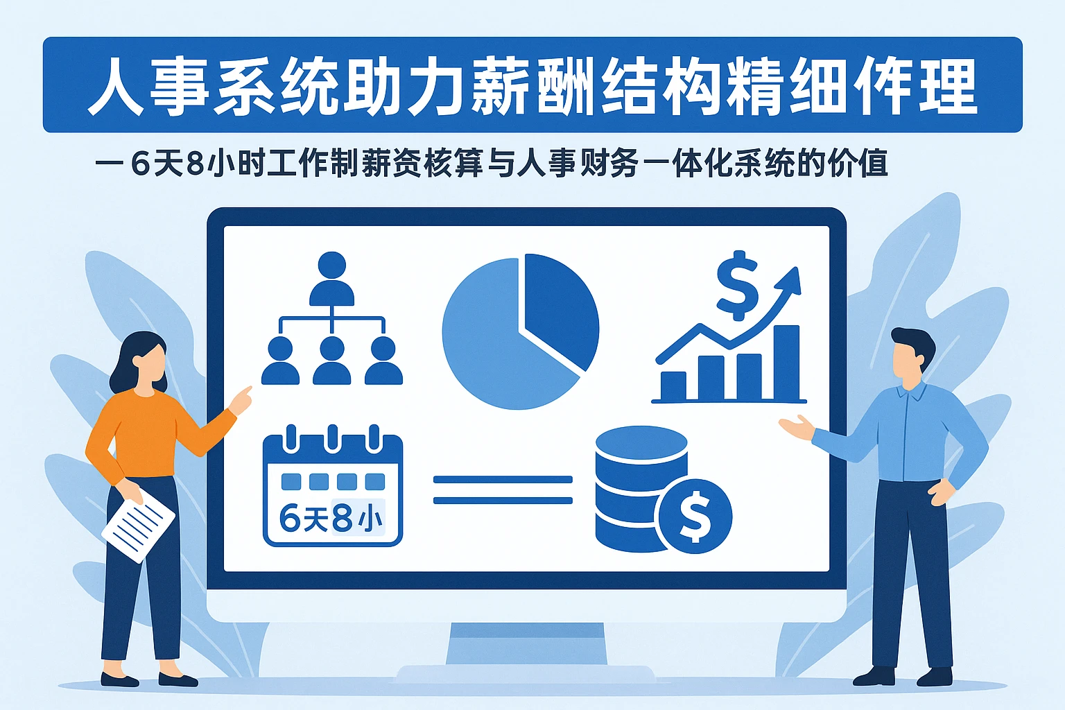 人事系统助力薪酬结构精细化管理——6天8小时工作制薪资核算与人事财务一体化系统的价值