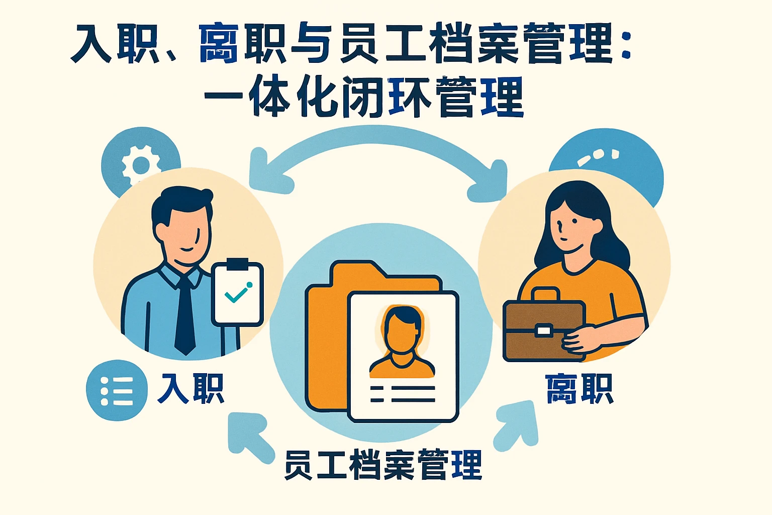 入职、离职与员工档案管理：一体化闭环管理