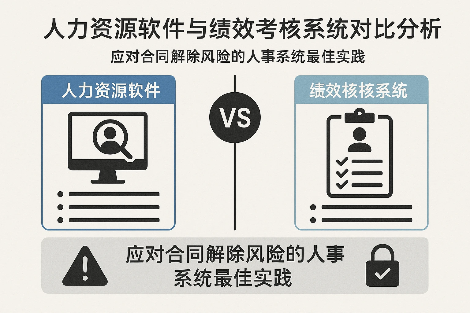 人力资源软件与绩效考核系统对比分析：应对合同解除风险的人事系统最佳实践