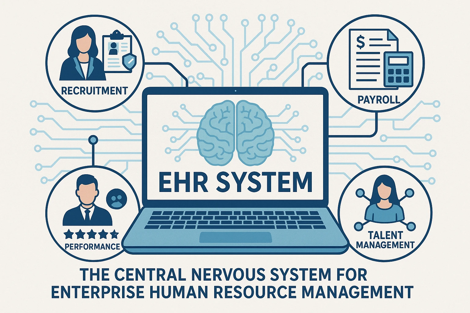 EHR系统：企业人力资源管理的中枢神经