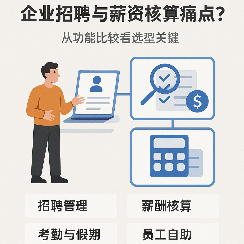 人事管理系统如何破解企业招聘与薪资核算痛点？从功能比较看选型关键
