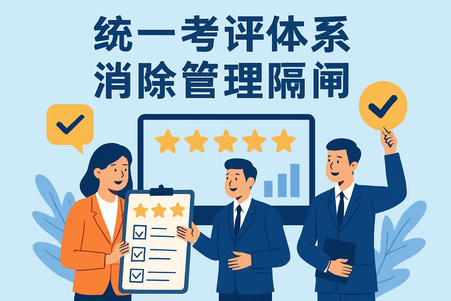 统一考评体系，消除管理隔阂
