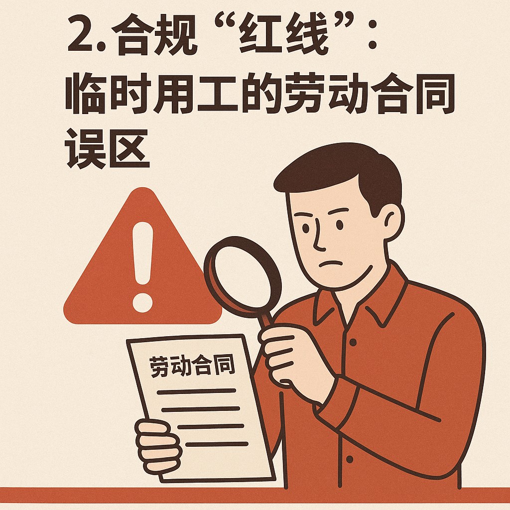 2. 合规“红线”：临时用工的劳动合同误区