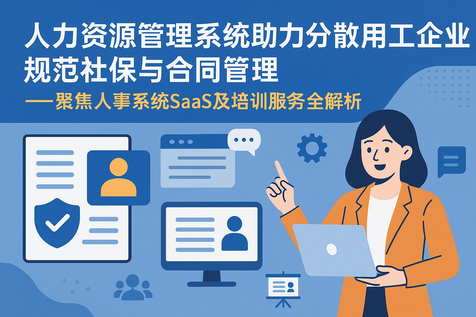 人力资源管理系统助力分散用工企业规范社保与合同管理——聚焦人事系统SaaS及培训服务全解析
