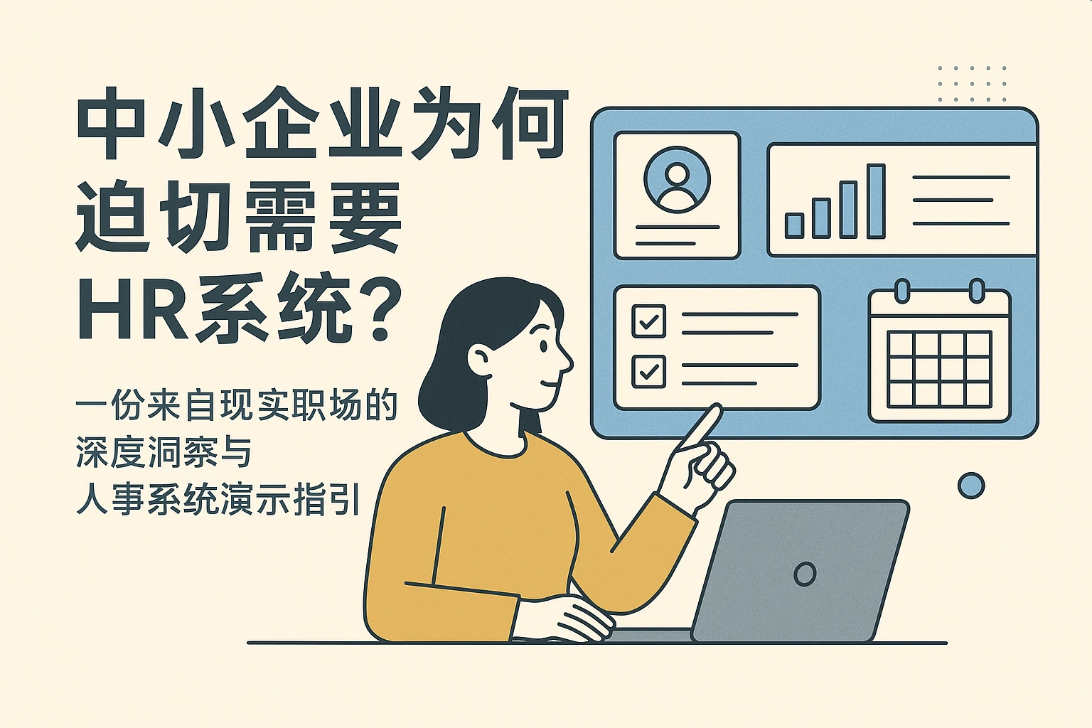 中小企业为何迫切需要HR系统？一份来自现实职场的深度洞察与人事系统演示指引