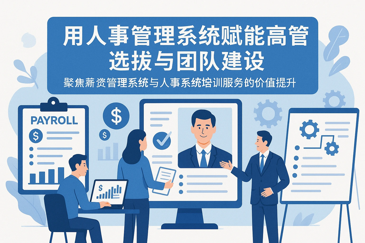 用人事管理系统赋能高管选拔与团队建设 —— 聚焦薪资管理系统与人事系统培训服务的价值提升
