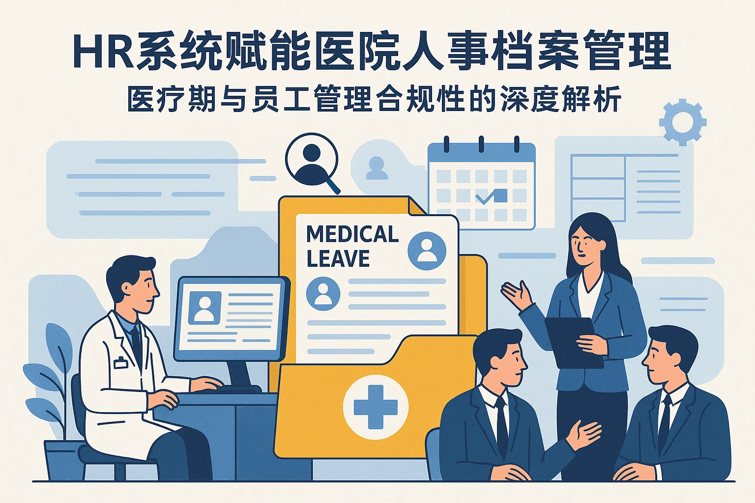 HR系统赋能医院人事档案管理：医疗期与员工管理合规性的深度解析