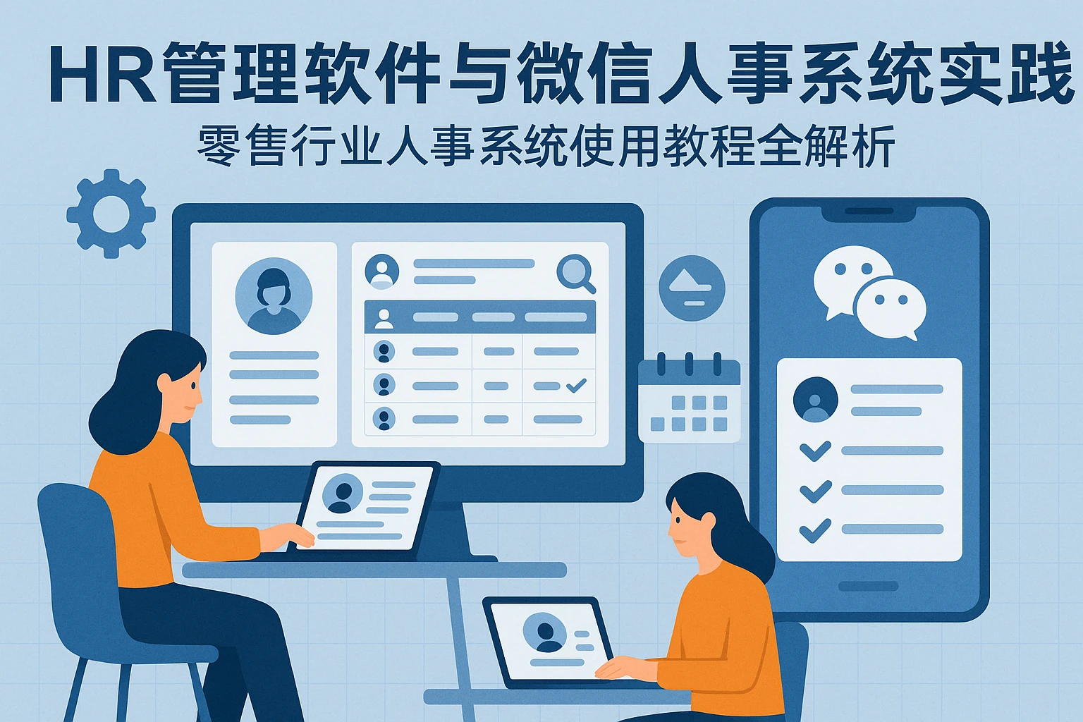 HR管理软件与微信人事系统实践：零售行业人事系统使用教程全解析