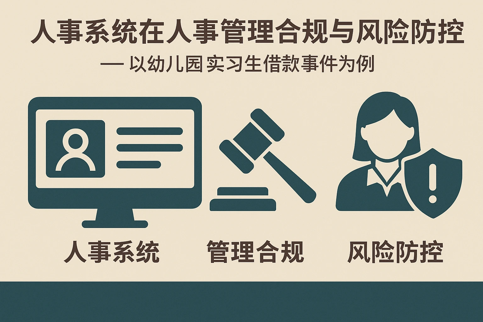 人事系统在人事管理合规与风险防控中的价值——以幼儿园实习生借款事件为例