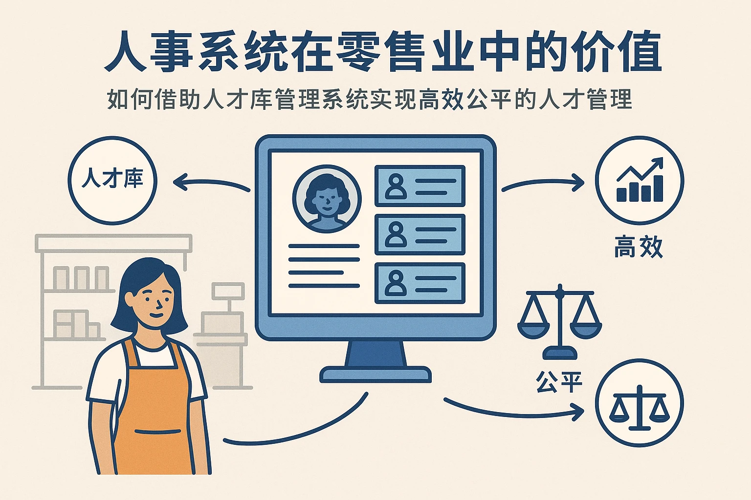 人事系统在零售业中的价值——如何借助人才库管理系统实现高效公平的人才管理