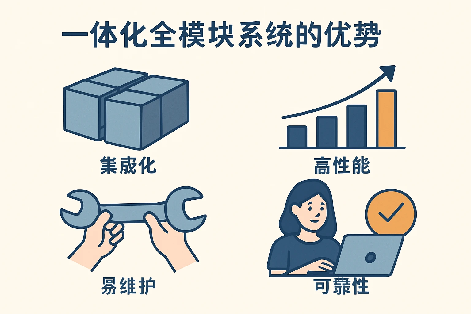 一体化全模块系统的优势