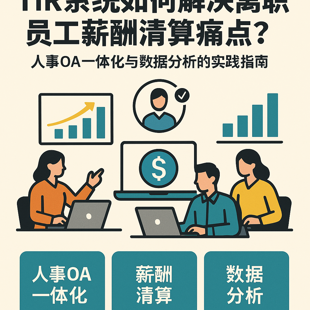 HR系统如何解决离职员工薪酬清算痛点？人事OA一体化与数据分析的实践指南