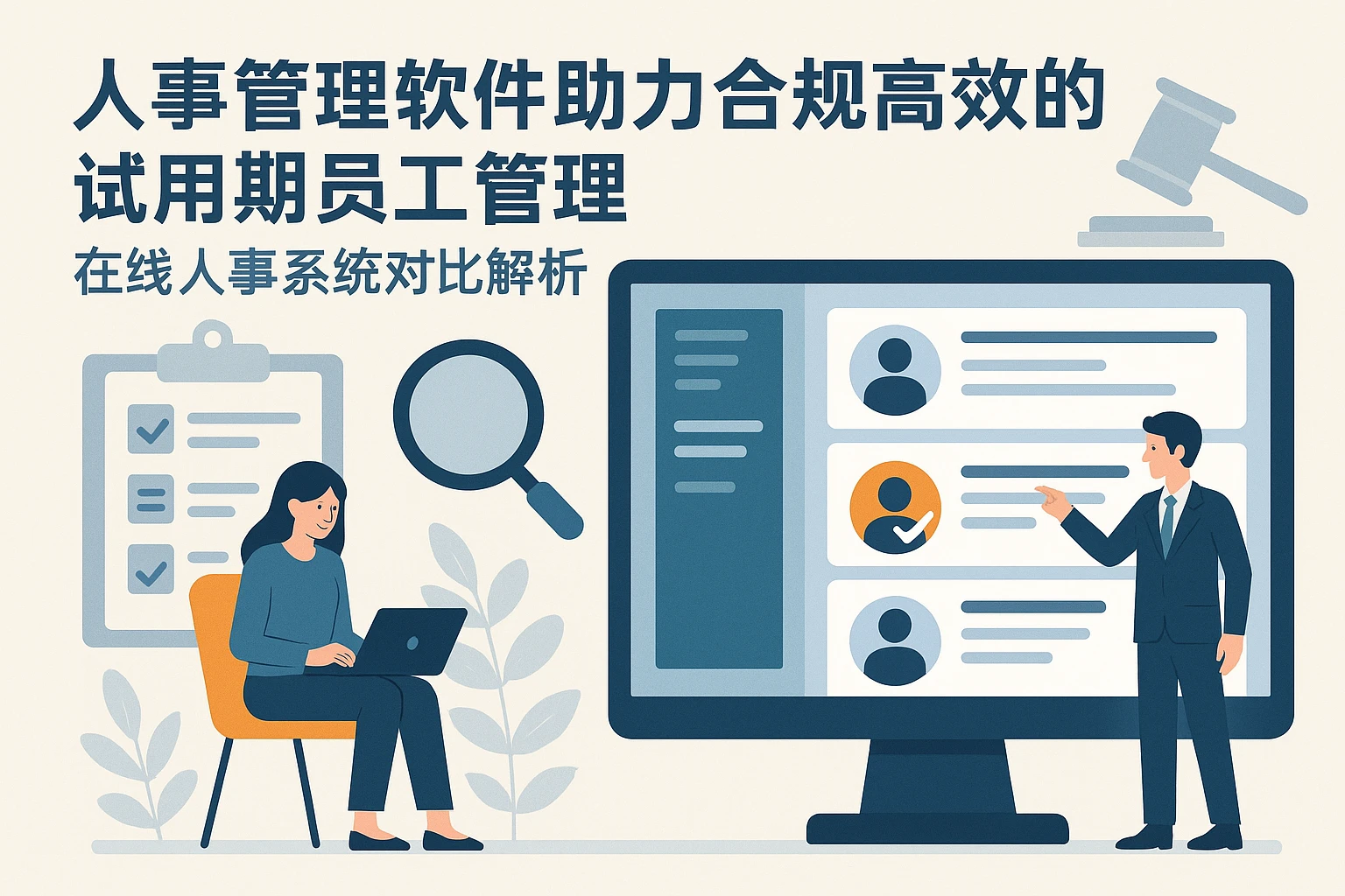 人事管理软件助力合规高效的试用期员工管理——在线人事系统对比解析