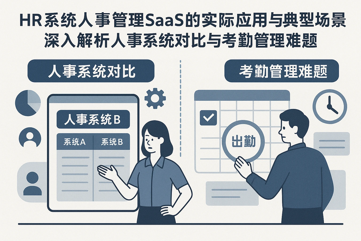 HR系统人事管理SaaS的实际应用与典型场景：深入解析人事系统对比与考勤管理难题