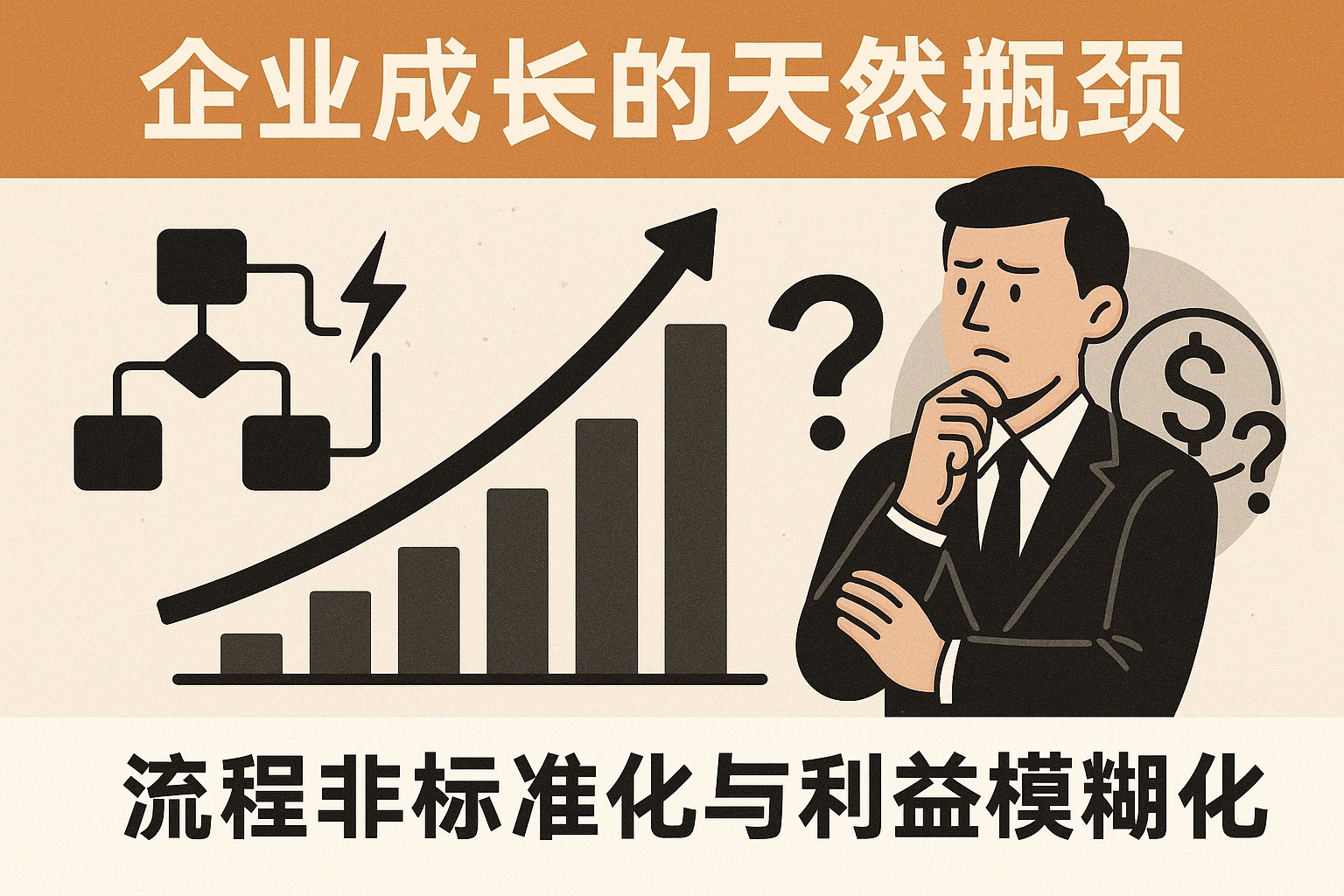 企业成长的天然瓶颈：流程非标准化与利益模糊化
