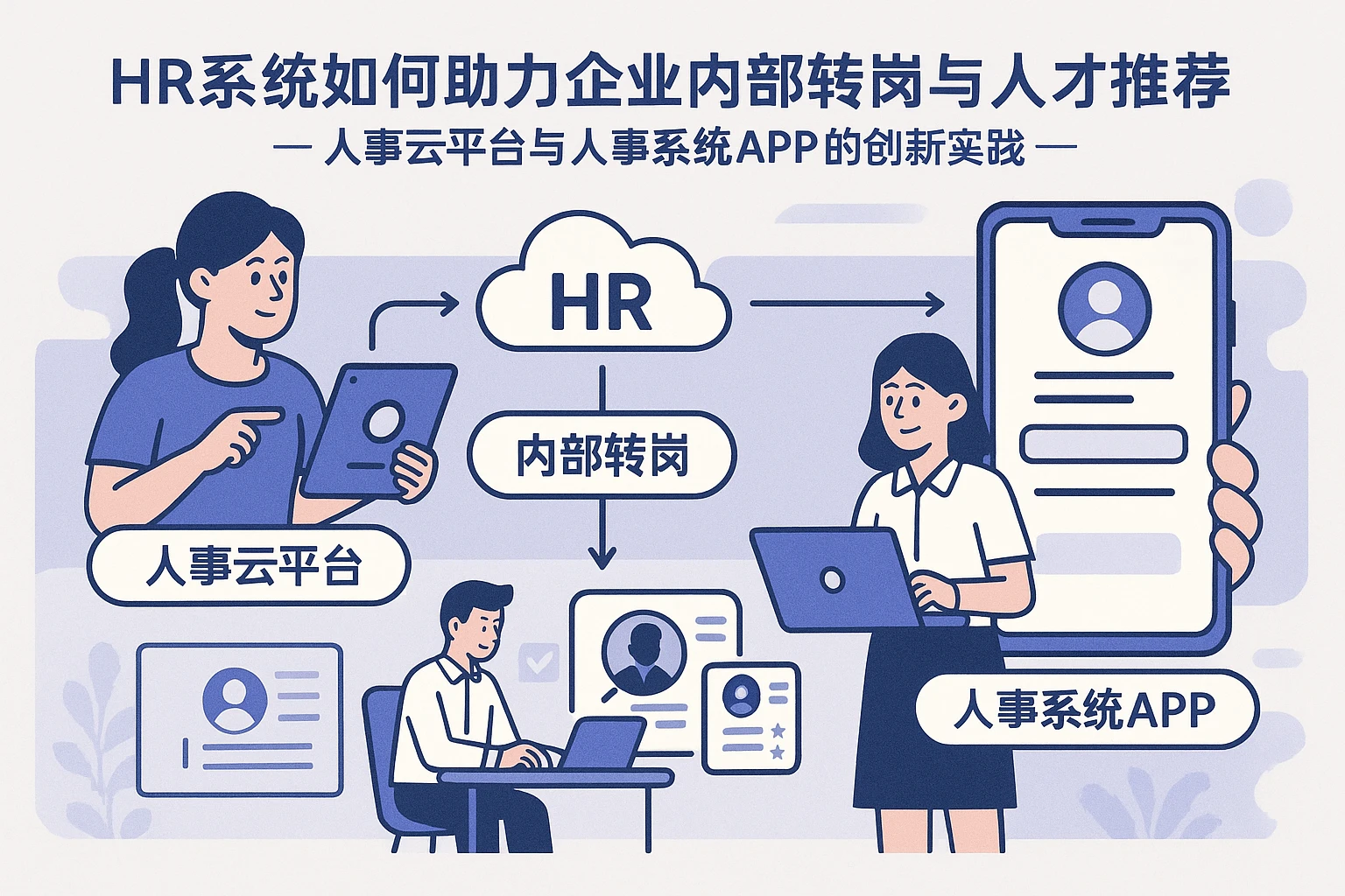 HR系统如何助力企业内部转岗与人才推荐——人事云平台与人事系统APP的创新实践