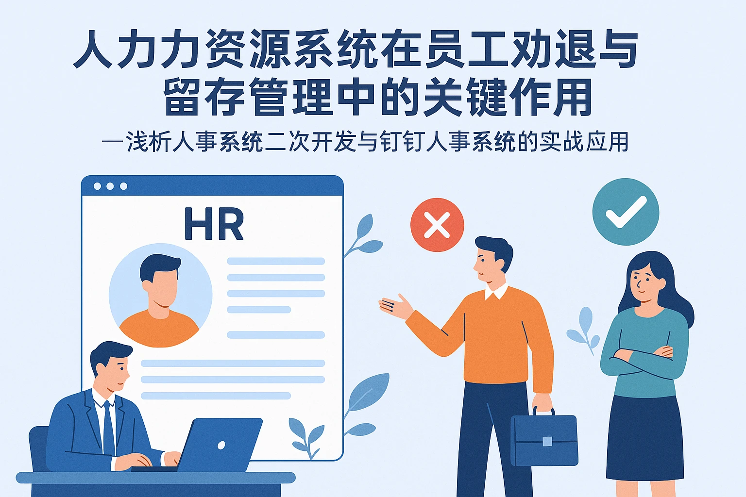 人力资源系统在员工劝退与留存管理中的关键作用——浅析人事系统二次开发与钉钉人事系统的实战应用