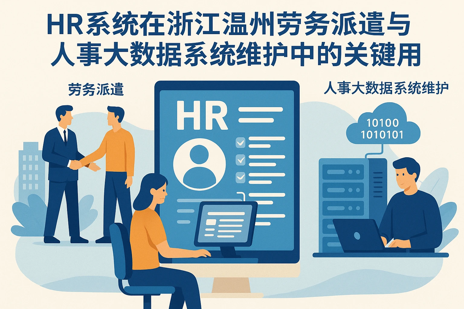 HR系统在浙江温州劳务派遣与人事大数据系统维护中的关键作用