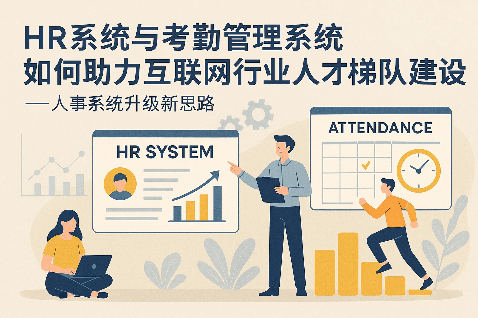 HR系统与考勤管理系统如何助力互联网行业人才梯队建设——人事系统升级新思路