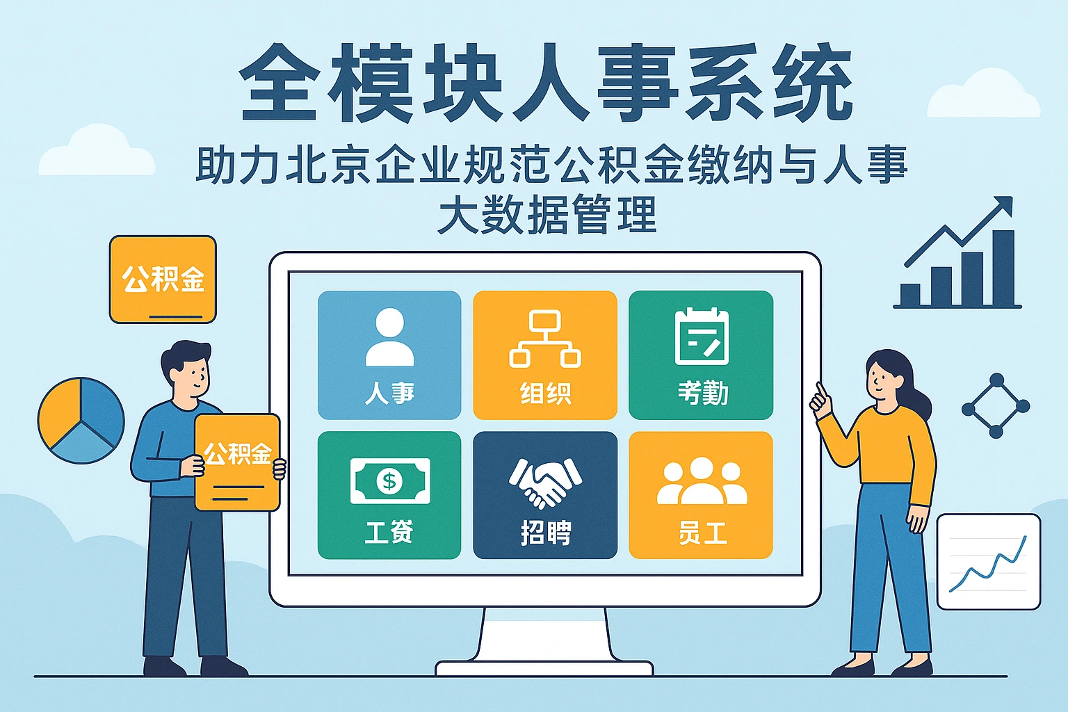 全模块人事系统助力北京企业规范公积金缴纳与人事大数据管理