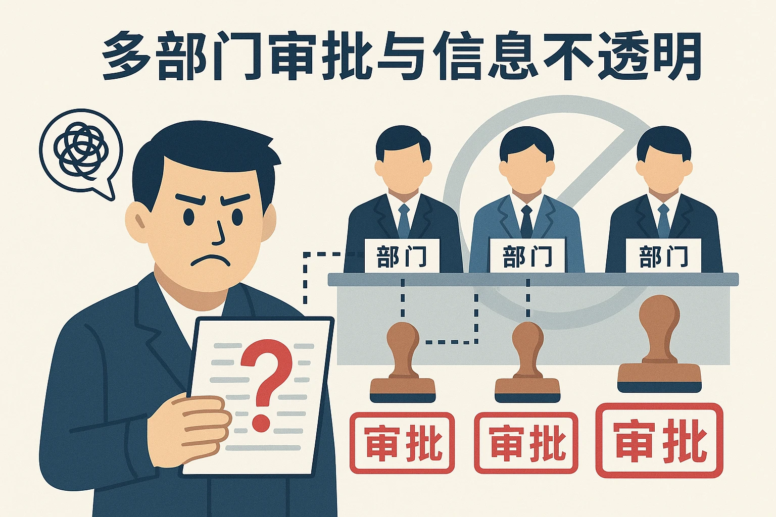 多部门审批与信息不透明