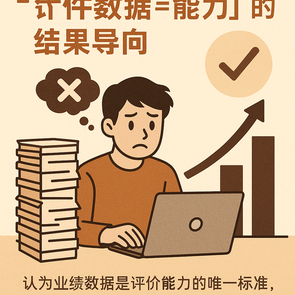 2. 误区二:“计件数据=能力”的结果导向