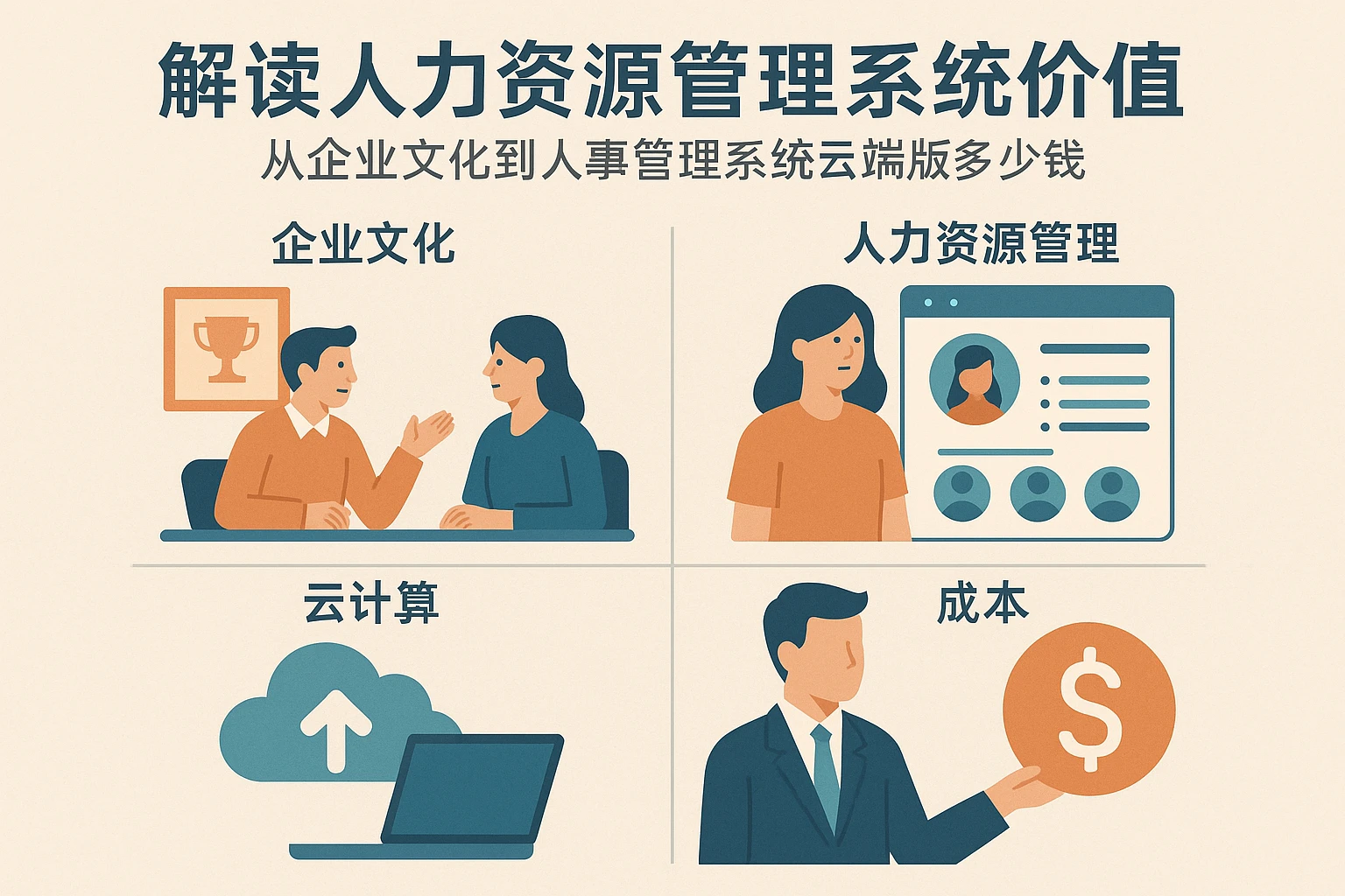 解读人力资源管理系统价值——从企业文化到人事管理系统云端版多少钱