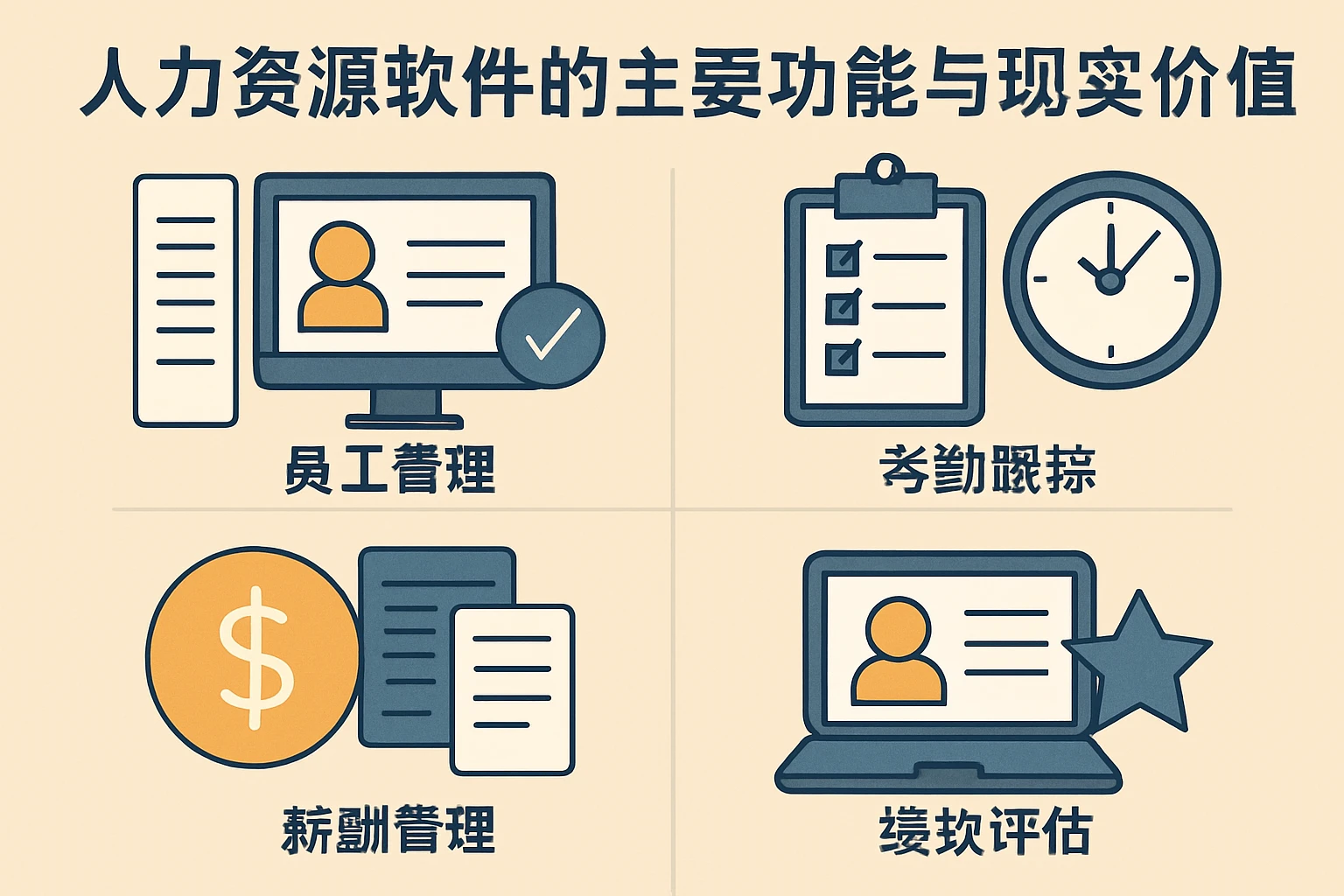 人力资源软件的主要功能与现实价值