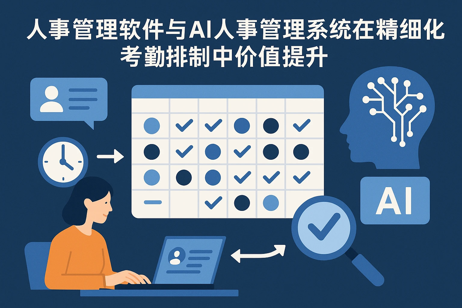 人事管理软件与AI人事管理系统在精细化考勤排班中的应用与价值提升